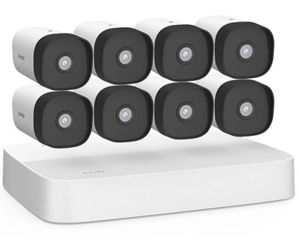 Kamera domowa Tenda K8P-4TR-1T 4MP PoE Zestaw do monitoringu 8-kamer